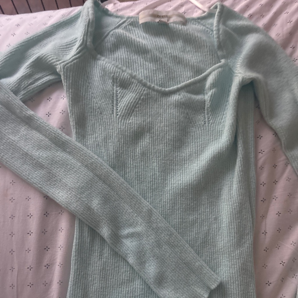 Light blue guess sweater